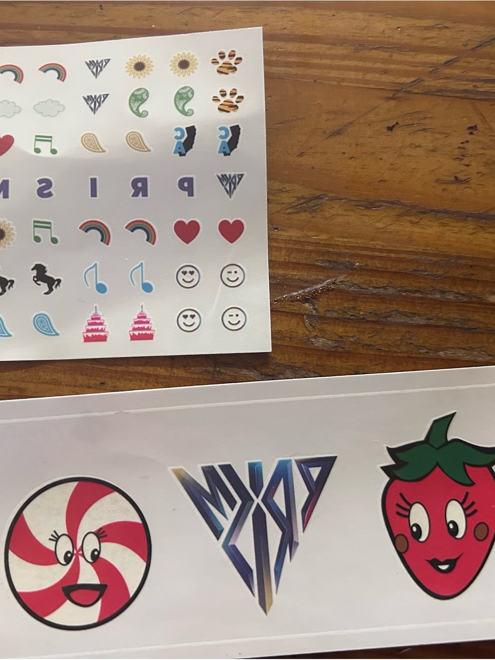 Katy Perry prism nail Sticker and temporary tattoos